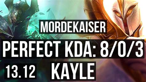 Morde Vs Kayle Top Legendary Games K Mastery Na