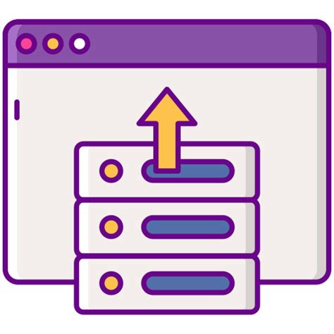 Database Flaticons Lineal Color Icon