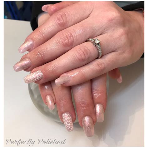 Beautifully Subtle Wedding Nails For This Bride Extensions Plus Gel