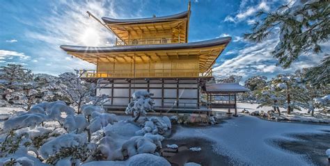 Kinkakuji Temple Snow Backlight - Free photo on Pixabay - Pixabay