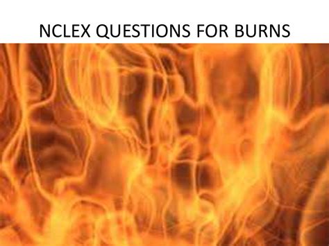 Module Nclex Questions For Burns With All The Correct Answers A