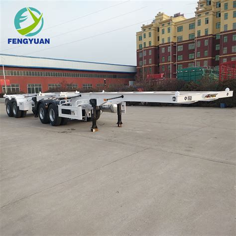 Fengyuan 20FT 40FT Container Chassis Skeleton Skeletal Container Semi