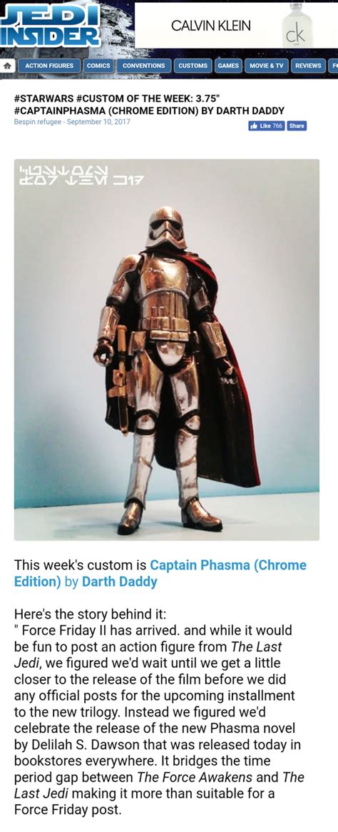 Star Wars: Customs for the Kid: "CAPTAIN PHASMA" CHROME EDITION by ...