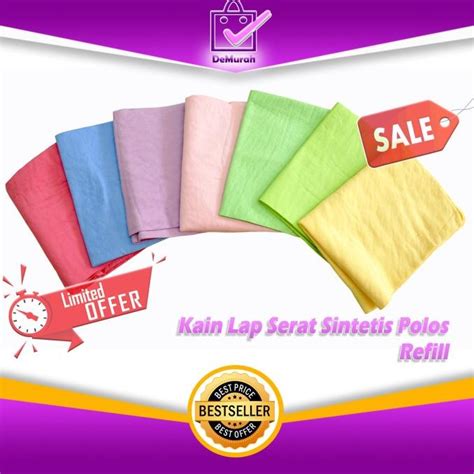 Jual Kanebo Plas Chamois Kain Lap Serat Sintetis Polos Refill