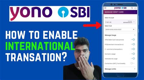 How To Activate International Transactions On Sbi Debit Card In Yono