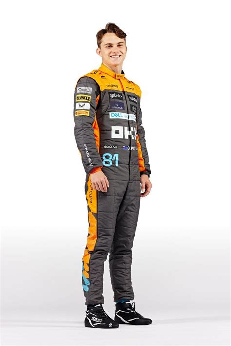 Oscar Piastri In Mclaren Race Suit At Launch Event