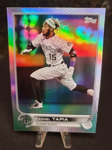 Topps Series Raimel Tapia Rainbow Foil Parallel Card