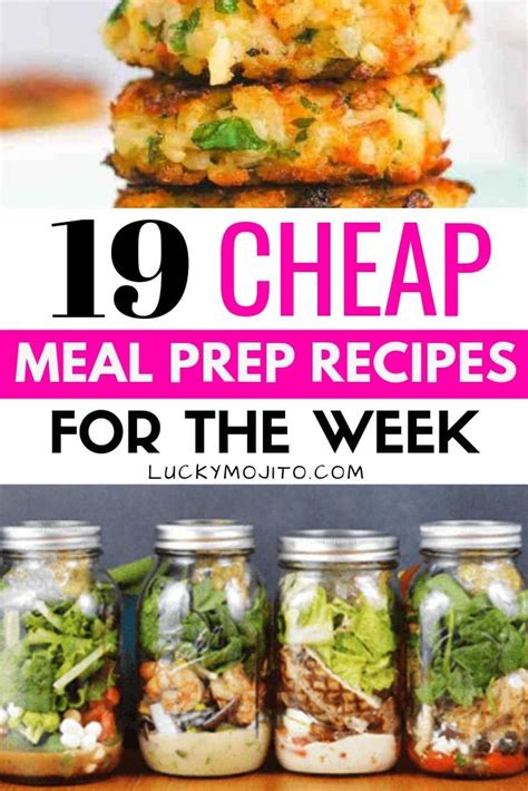 meal prep recipes   budget save time money lucky mojito