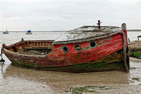 Beached Boat Fishing Free Photo On Pixabay