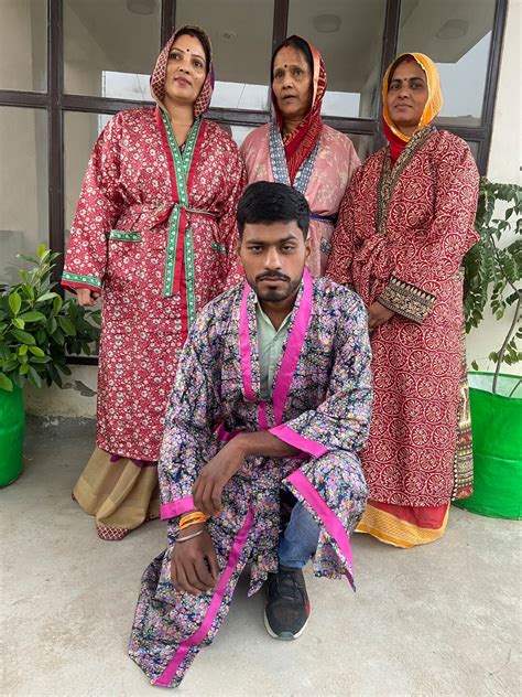 Set Of 4 Kimono Multi Color Kimono Bathrobe Beach Wear Bikini Etsy