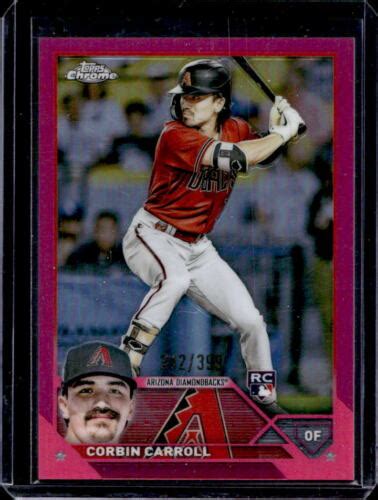 Topps Chrome Corbin Carroll Magenta Refractor Rookie Rc