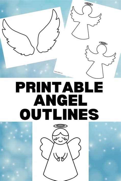 Free Printable Angel Craft Templates