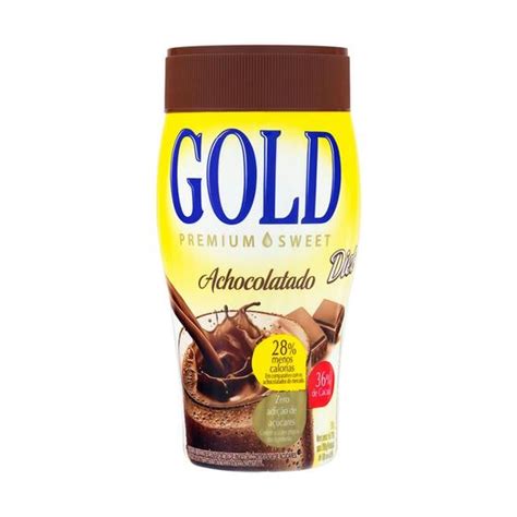 Achocolatados Sem Acucar - Achocolatado em Pó Diet Sem Açúcar Gold 200g - Gold Premium Sweet ...