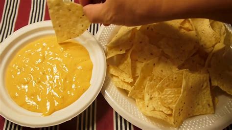 Eat Restaurant Style Chips With Tostitos Salsa Con Queso Cheese Dip Youtube