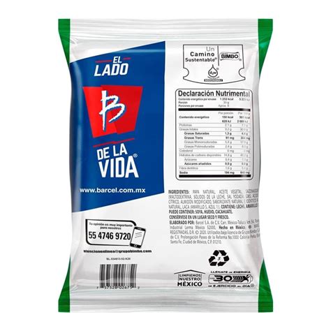 Papas Fritas Barcel Papatinas Chilix Sabor Chiles En Vinagre 250 G