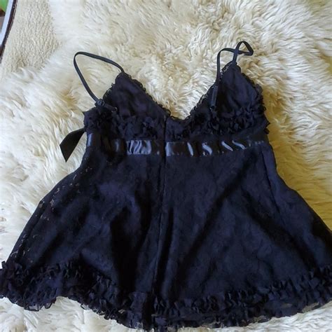Unknown Intimates Sleepwear Sexy Black Lace Lingerie Poshmark