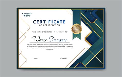 Professional Certificate Template Background 22274938 Vector Art at ...