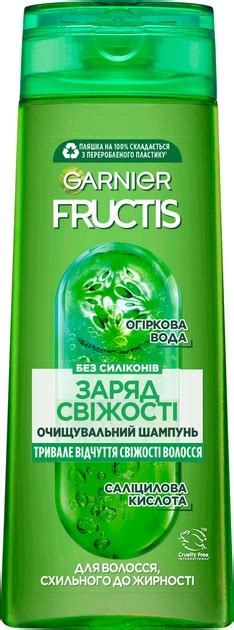 Шампунь Garnier Fructis Заряд свежести для нормальных волос склонных к ...