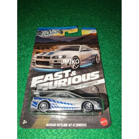 Jual Hot Wheels Nissan Skyline R Brian O Conner Fast Furious Shopee Indonesia
