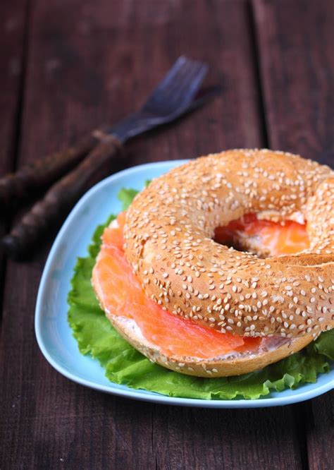 Recette Bagels Au Saumon Fum L Orange Marie Claire