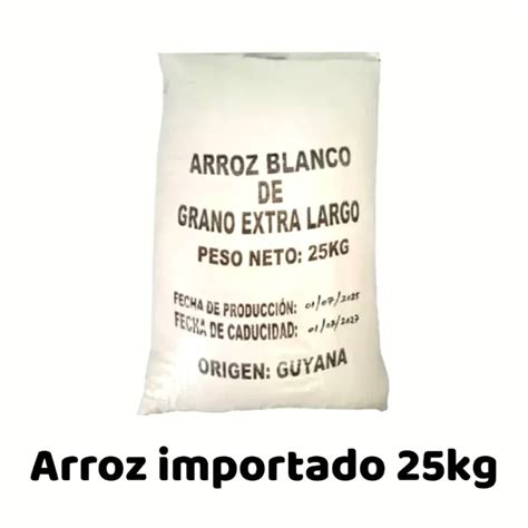 Quanto Pesa Um Saco De Arroz - Saco de arroz importado 25kg, Granos, leguminosas - ComidaPaMiGente ...