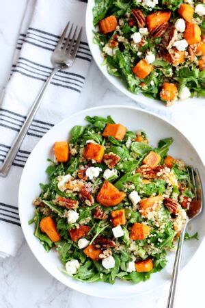 Roasted Sweet Potato And Quinoa Salad Green Valley Kitchen