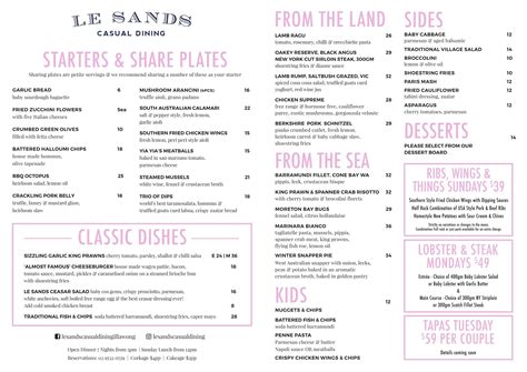 Dining and Menu Information for Lasca's Restaurant in Auburn 5