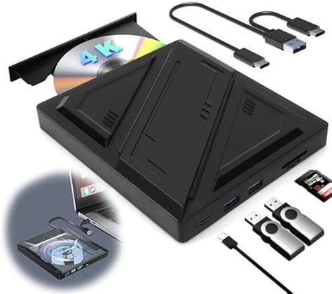 Notebook Leitor De Cd E Dvd - Leitor de CD e DVD Externo para Notebook, Genérico, USB 3.0, Laranja ...
