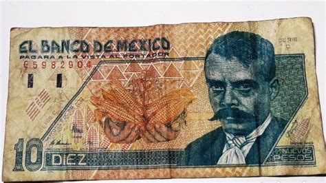 Billete Antiguo De Emiliano Zapata De Pesos Se Vende Hasta En Mil