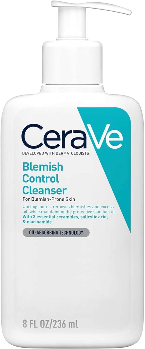 CeraVe Blemish Control Face Cleanser With 2 Salicylic Acid