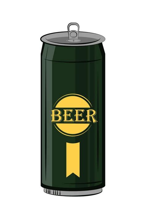 canned beer drink 10962915 Vector Art at Vecteezy