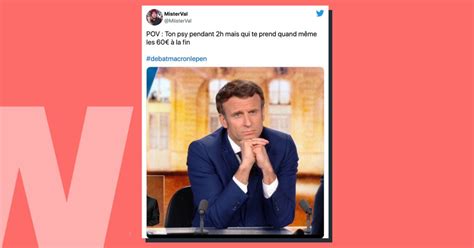 Débat Macron Le Pen notre sélection des meilleurs mèmes et tweets