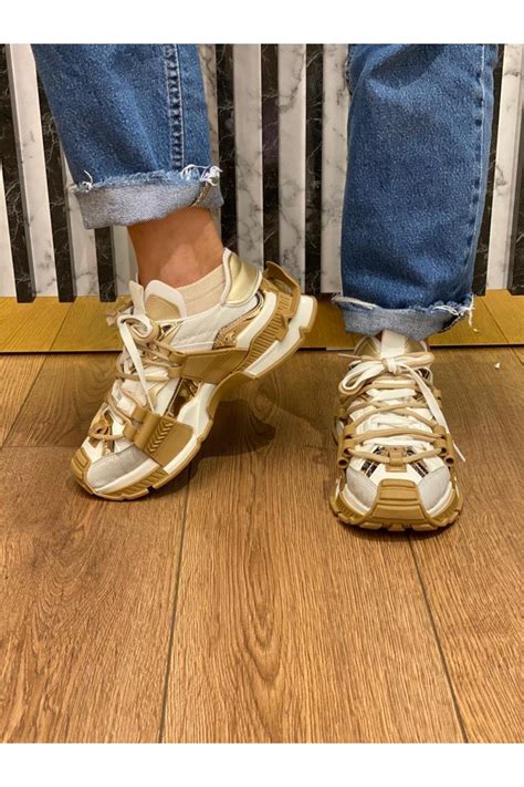 Kadın lopez Beyaz nude Spor Ayakkabı Dicle Polat Shoes