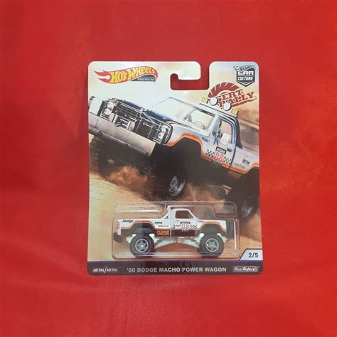 Jual Hot Wheels Premium Dodge Macho Power Wagon Desert Rally Car Culture Shopee Indonesia