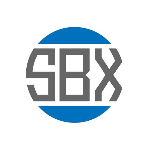 SBX letter logo design on white background. SBX creative initials ...