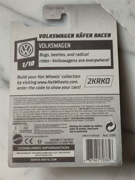 Hot Wheels VW Kafer Racer Mooneyes From Walmart Zamac Exclusive Hobbies Toys Toys