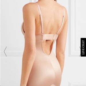 Spanx Intimates Sleepwear Spanx Suit Me Fancy Plunge Lowback Mid Thigh Nude Poshmark