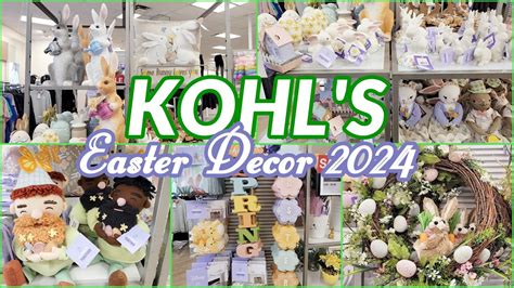 KOHL'S EASTER DECOR 2024 SHOP WITH ME - YouTube