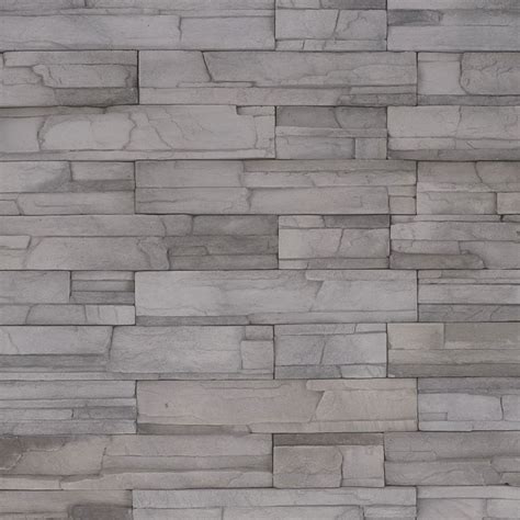 Denali Anthracite Concrete Stacked Stone Ledger Wall Panels Terrado