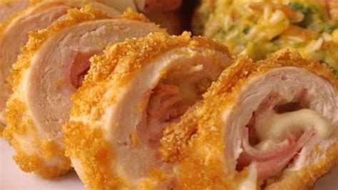 Breaded Chicken Stuffed With Ham And Cheese Sounds Pretty Pedestrian But It Tastes