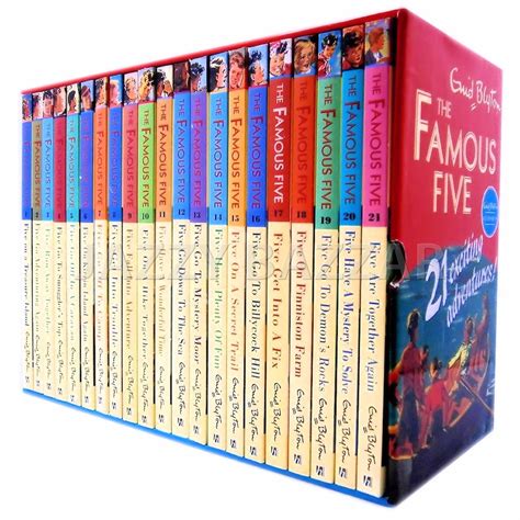 The Famous Five Complete 21 Books Series Classic Box Set Collection