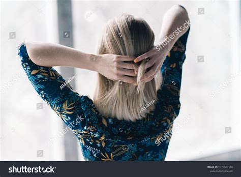 Careful Hands Nude Manicure Beautiful Blond Stock Photo Shutterstock