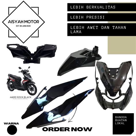 Jual Bodi Halus Honda Beat Fi Esp Eco Warna Hitam Tahun