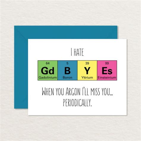 Goodbye Card Printable / Funny Goodbye Card / Nerdy Goodbye | Etsy | Printable Goodbye Cards For ...