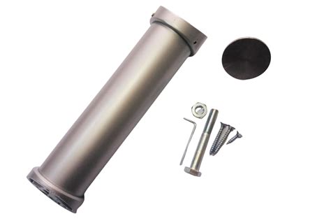 Дистанционер дърво/стъкло- мат хром