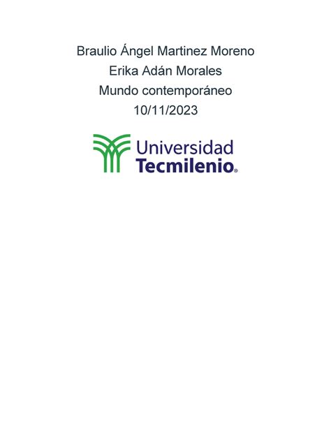 Ejercicio Braulio Ngel Martinez Moreno Erika Ad N Morales Mundo