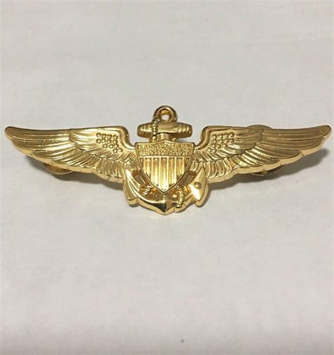 Usmc Marine Corps Officers Gold Color Pilot Aviation Wings 1883598509