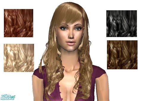 The Sims Resource Bonnie Hair Set Request