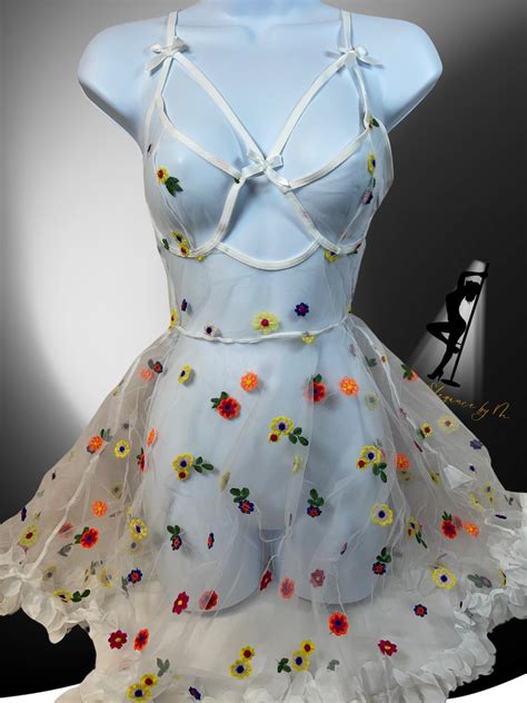 See Through Babydoll See Thru Nightgown Lingerie Dress See Through Dress Sheer Mesh Dress