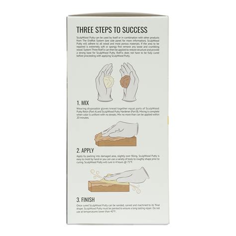 Sculpwood Putty | Moldable Epoxy Wood Filler Putty - System Three Resins